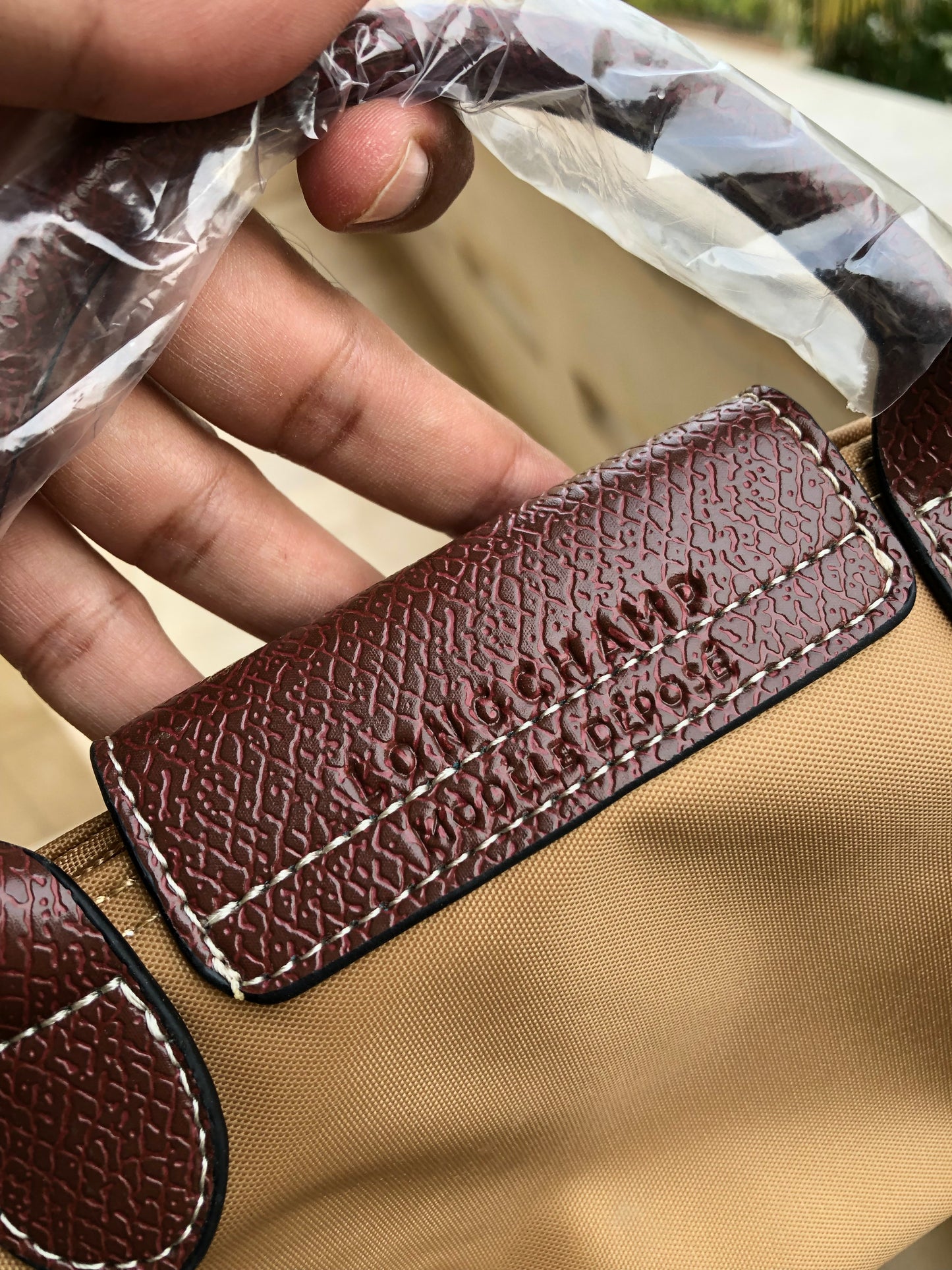 LONG CHAMP LE PLIAGE ORIGINAL POUCH WITH HANDLE ( Master Series )