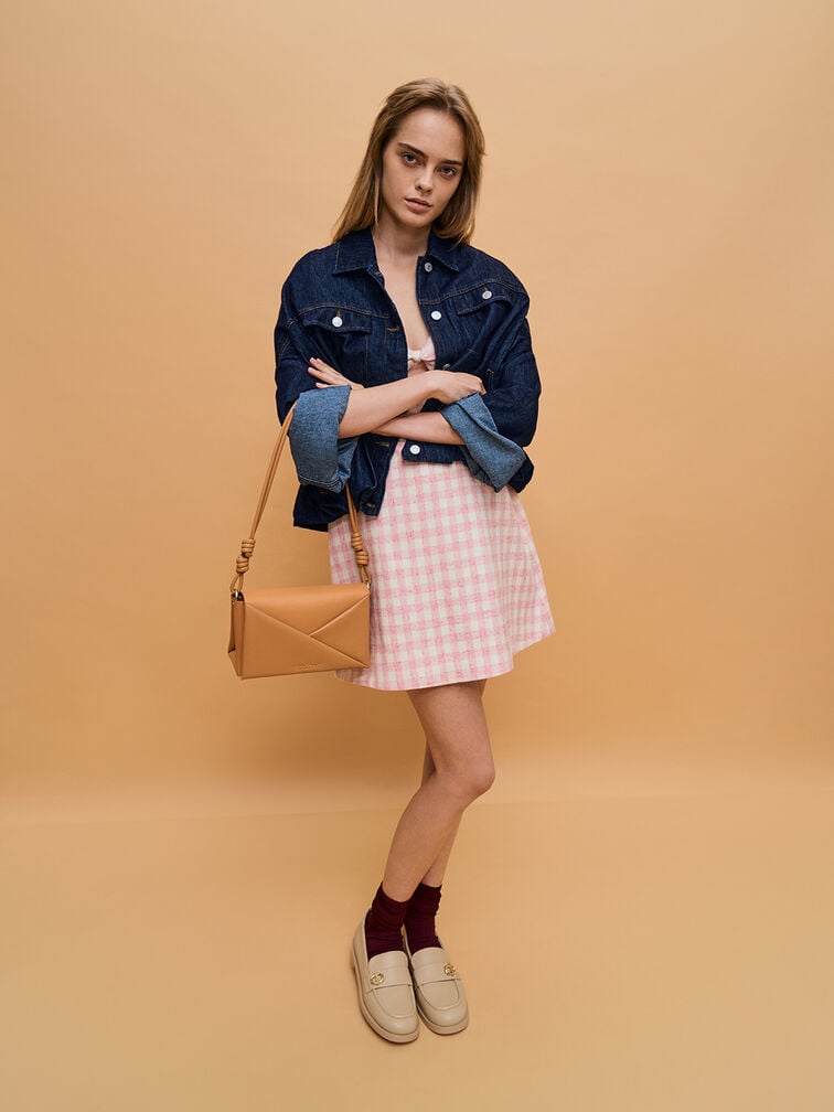 Charles & Keith Midori Geometric Shoulder Bag Master Seeies