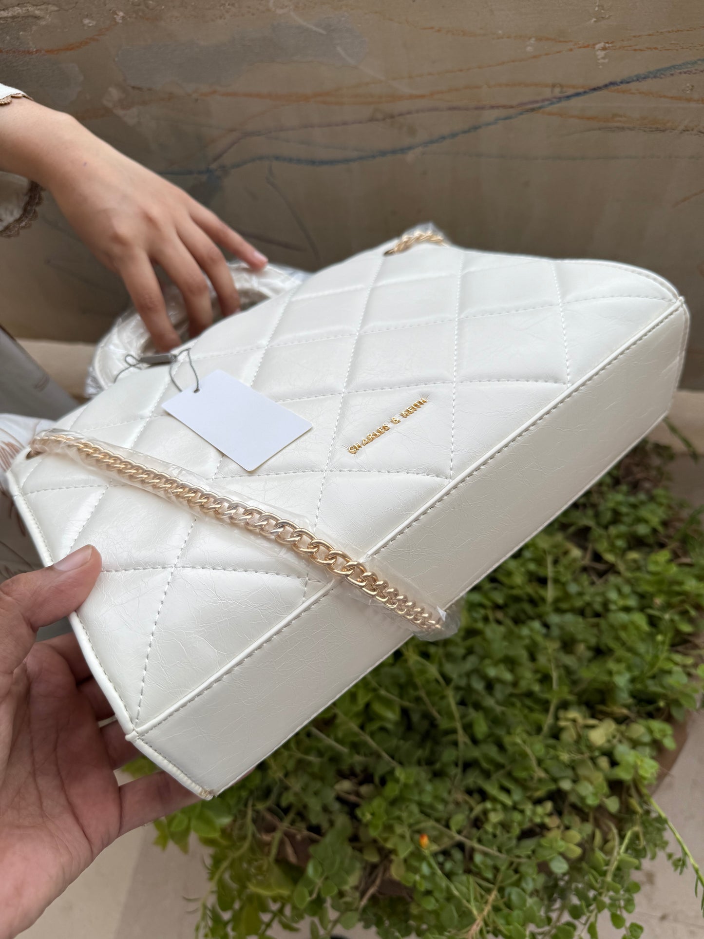 Charles & Keith Apfra Quilted Chain Master Series With Box