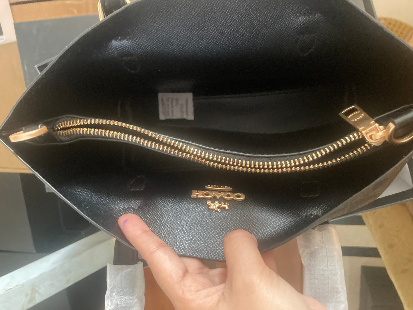 Coach MOLLIE 25 Tote Bag-With Box-Master Plus Series.