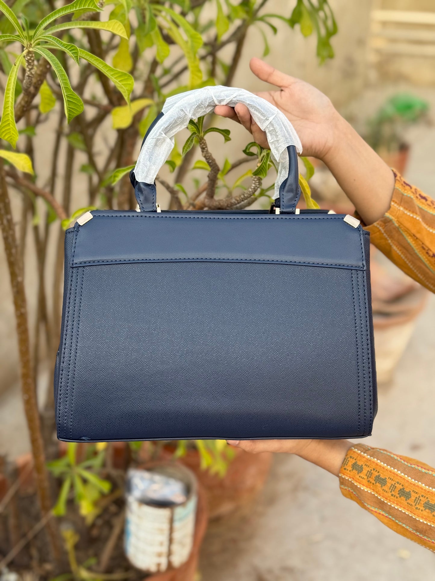 Charles & Keith Metal-Edge Top Handle Bag-Master Series-Same as original