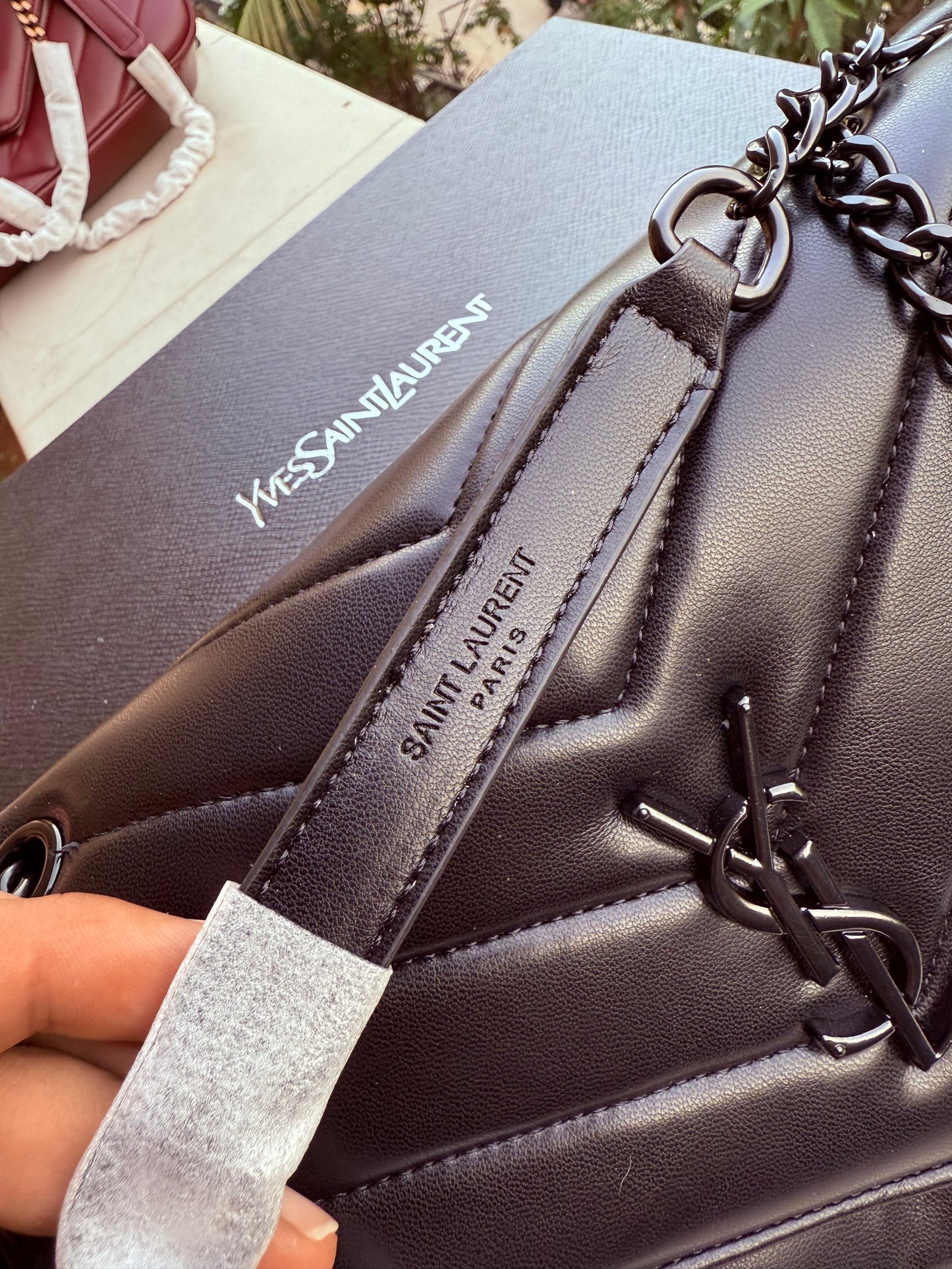 YSL Loulou Master Series With Box Full Black ( Master Series )