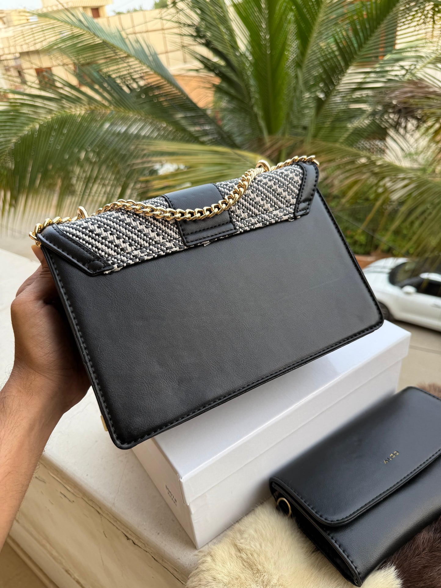 Aldo Alanderiel Crossbody with pouch and box