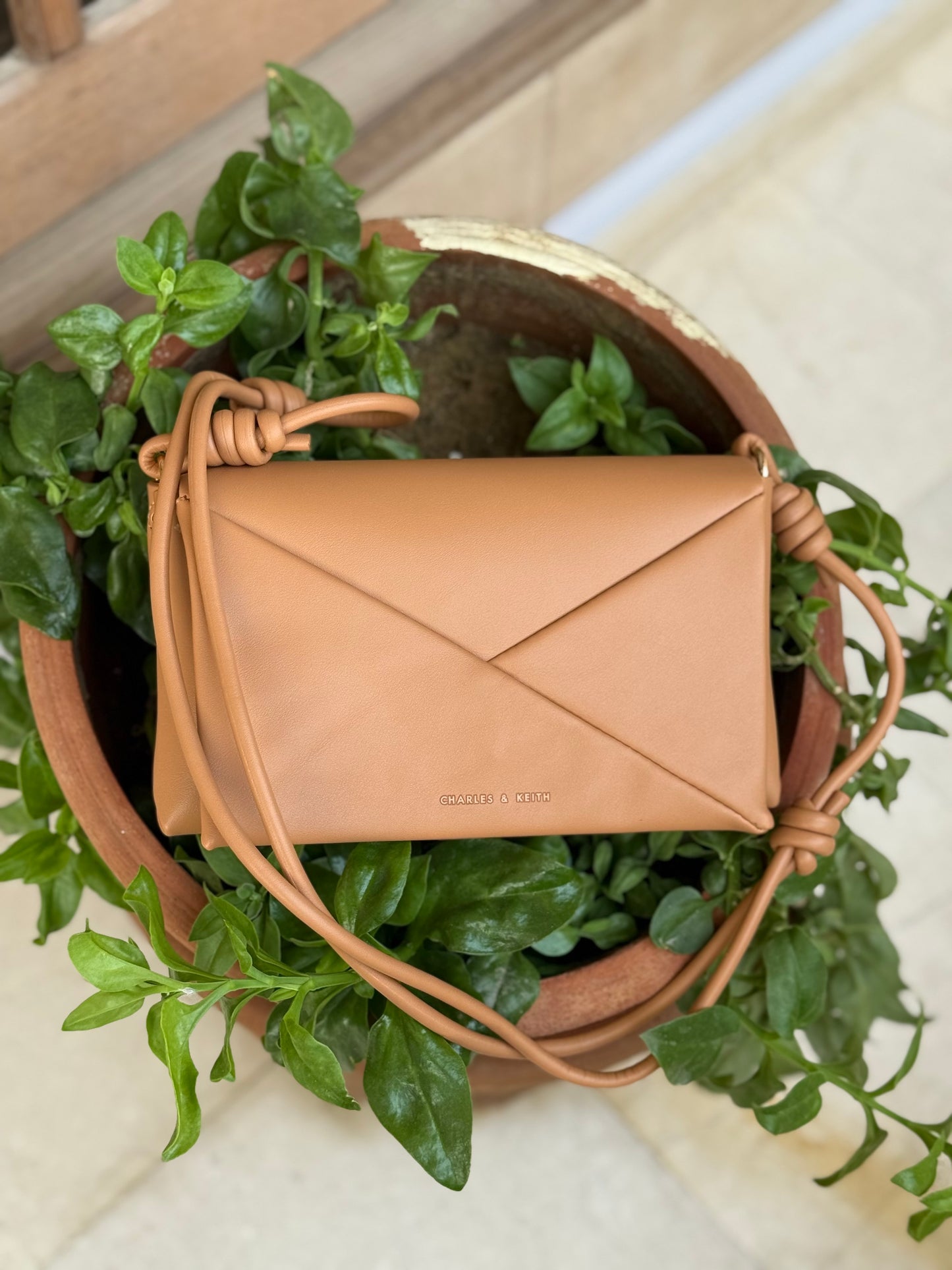 Charles & Keith Midori Geometric Shoulder Bag Master Seeies