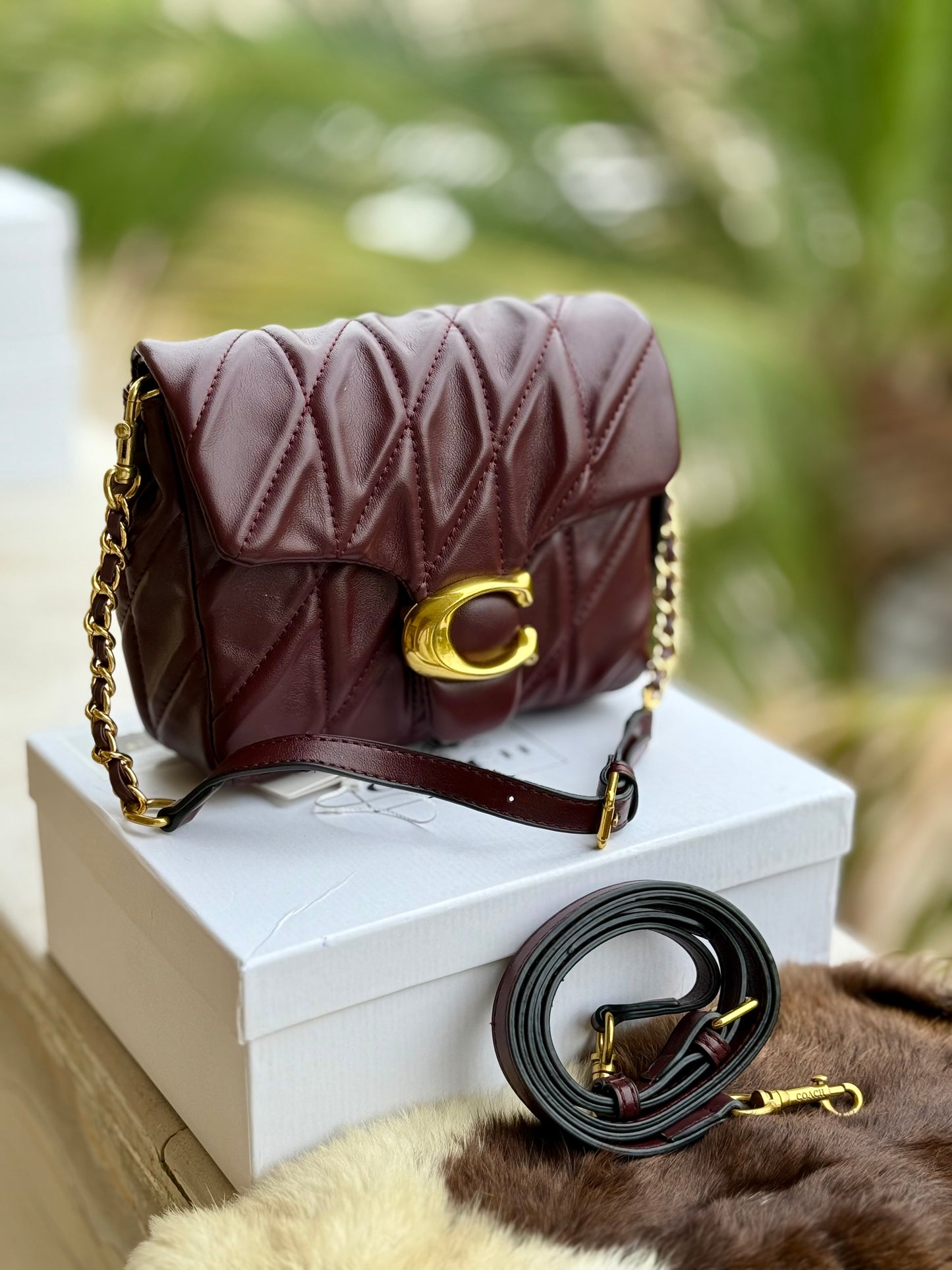 Coach Times Square Tabby Shoulder Bag With Quilting