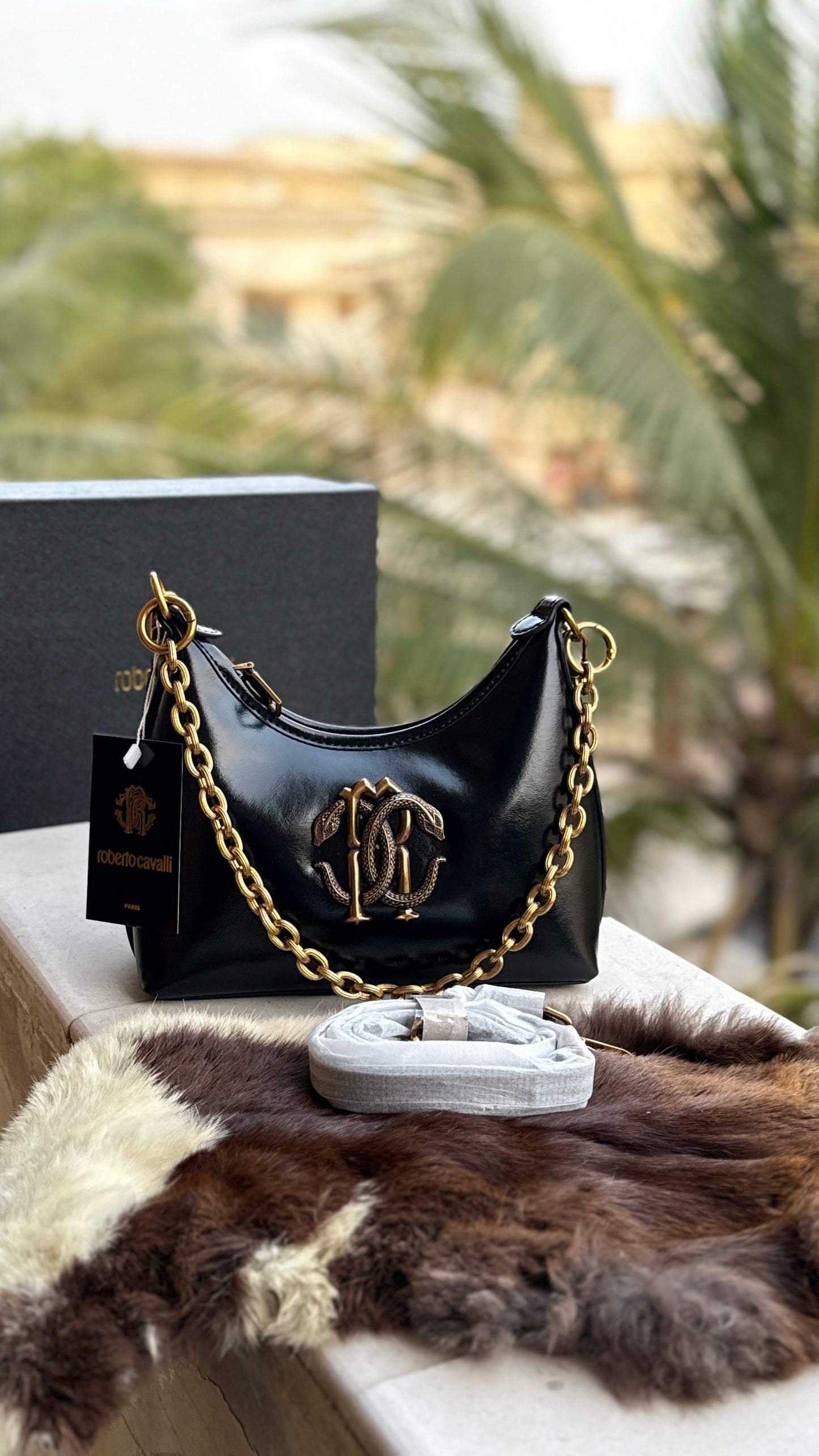 Roberto Cavalli Shoulder Bag-Master series with box