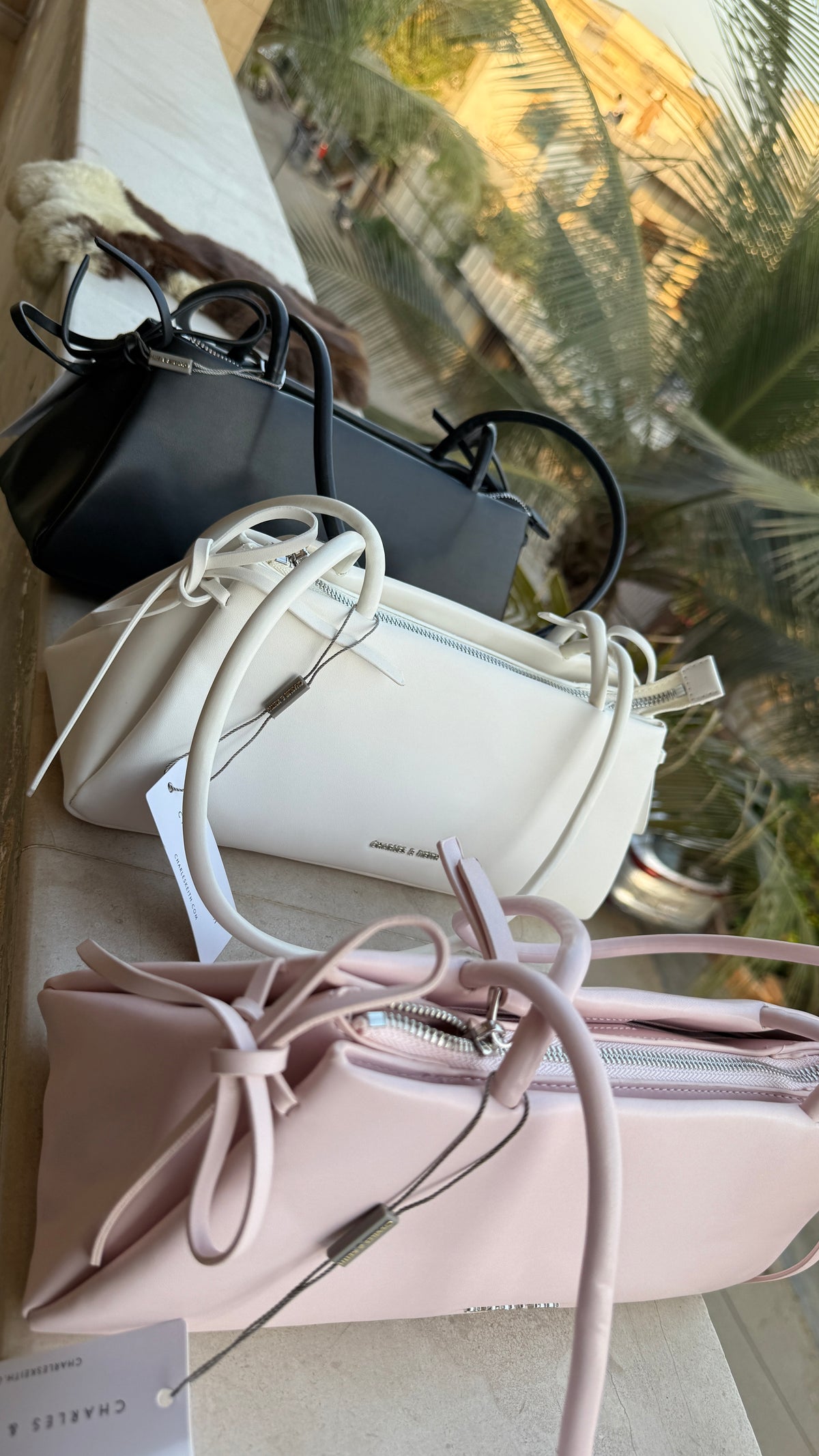 Charles & Keith Hazel bow shoulder bag-Master Plus-Same as original