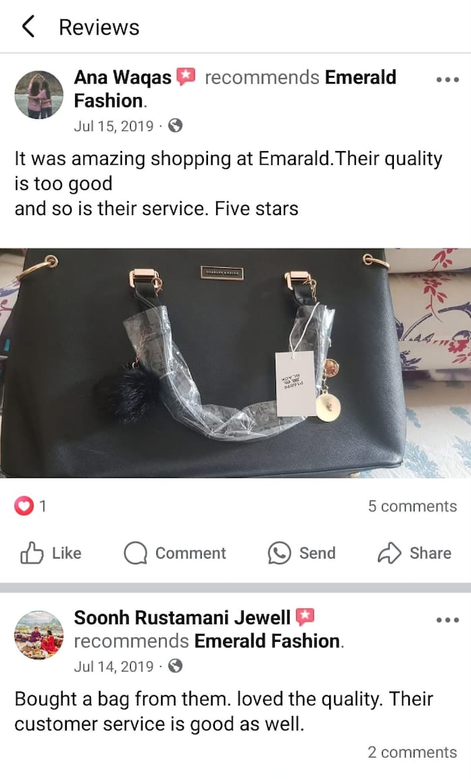 Customer Review Screenshot