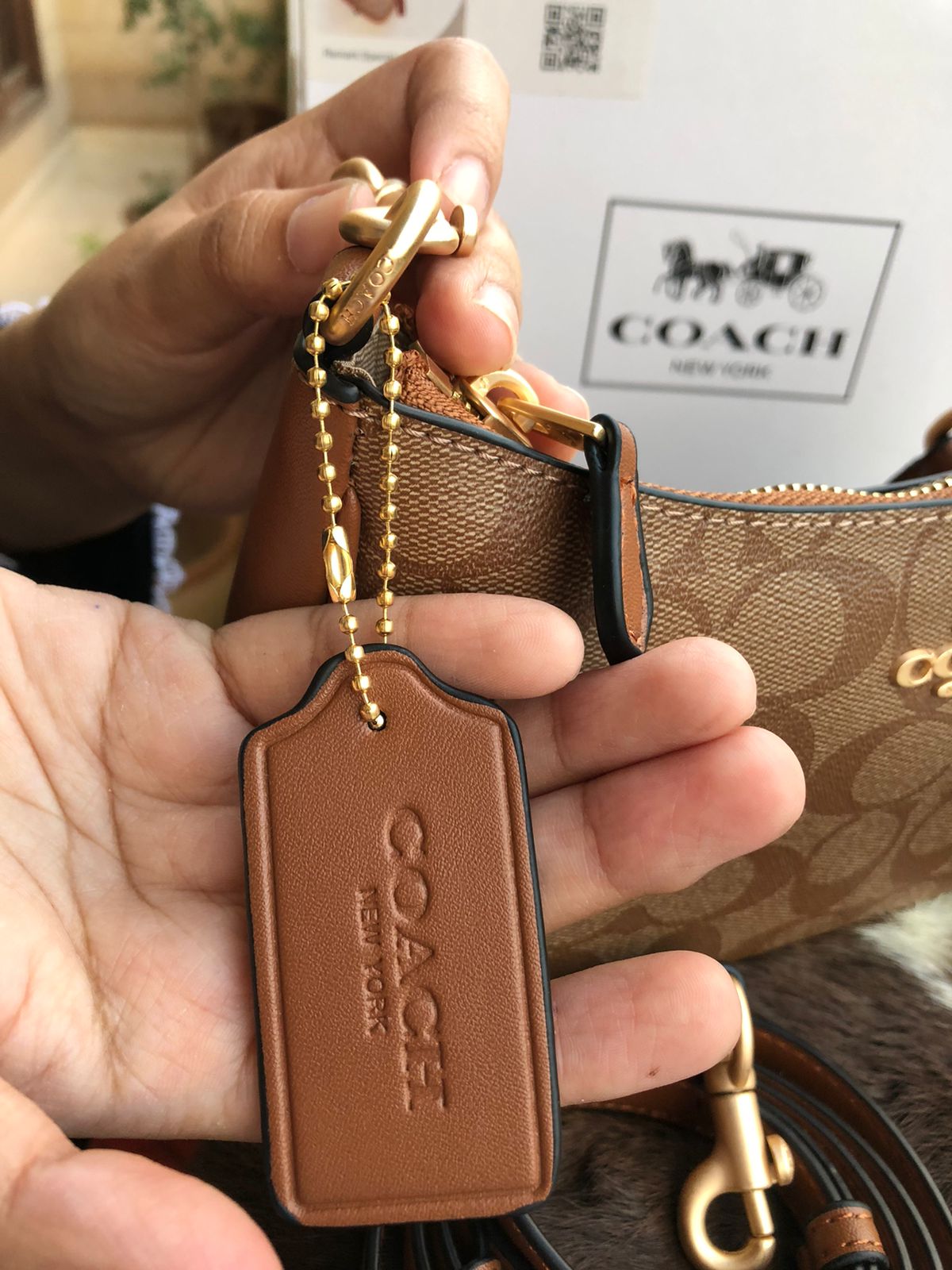 Coach Teri Hobo Bag ( Master Series ) With Box Packaging