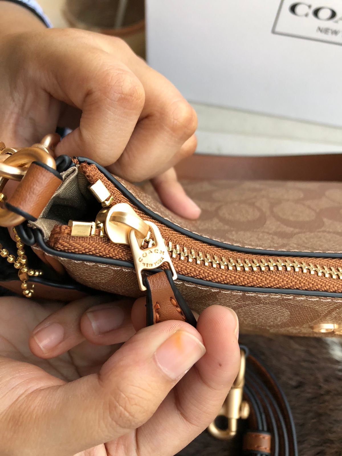 Coach Teri Hobo Bag ( Master Series ) With Box Packaging