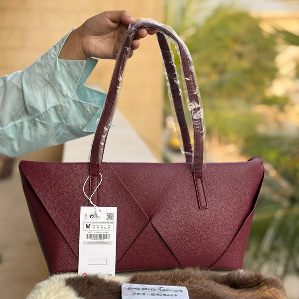 ZARA Woven Elongated Handbag-Master Series Exceptional Quality