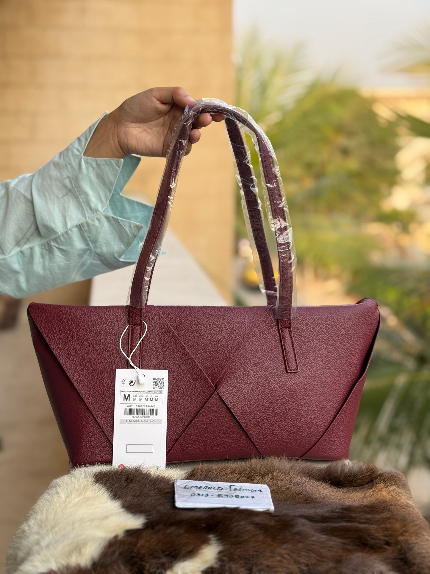ZARA Woven Elongated Handbag-Master Series Exceptional Quality