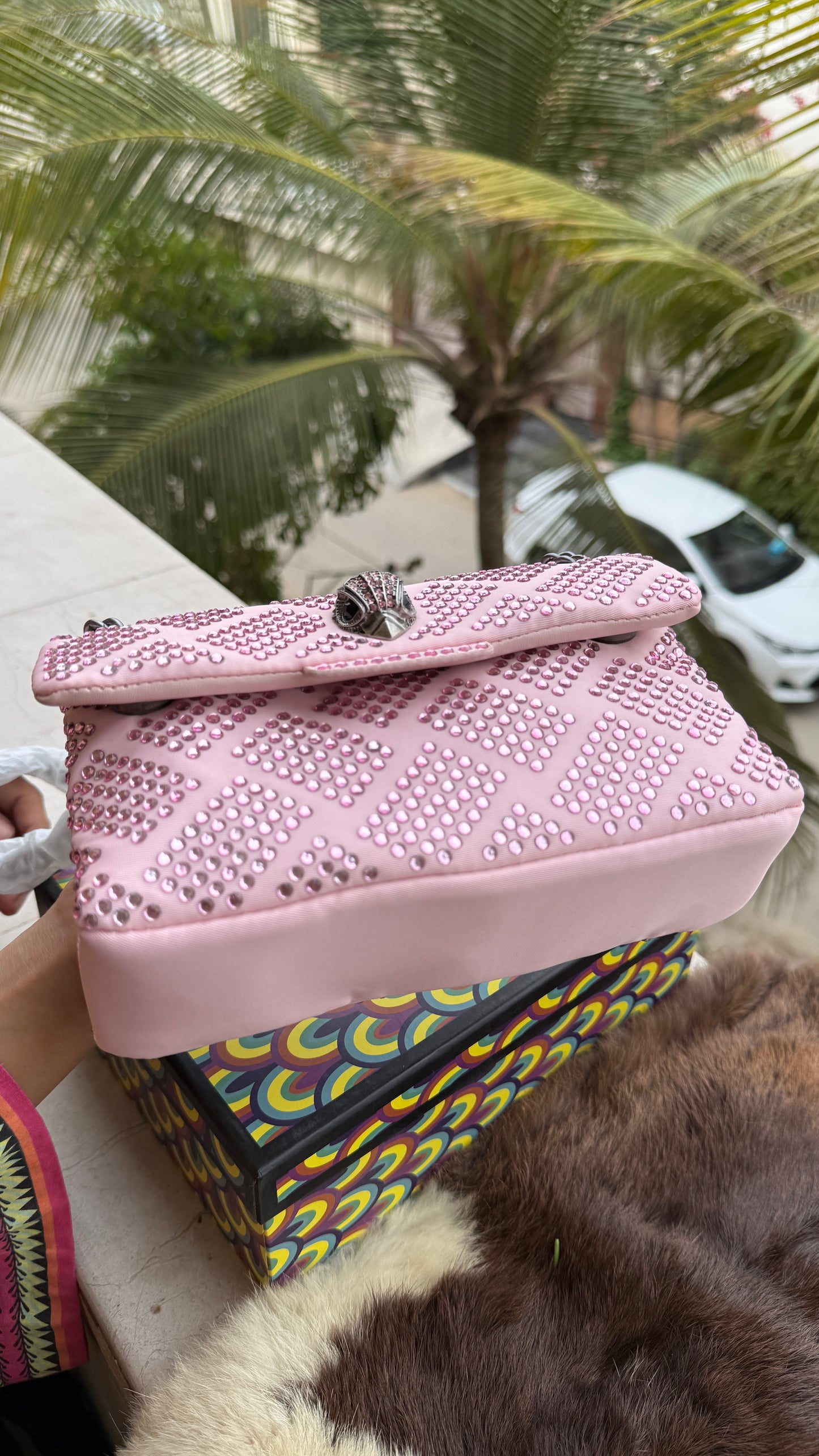 Kurt Geiger London Mini Crystal Kensington Bag-Master Series-With Box