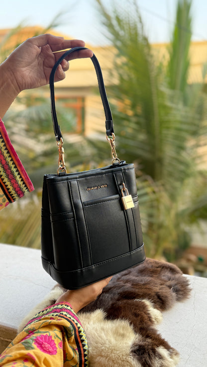 Charles & Keith Scottie Bucket Bag-Master Plus Series-With Paper Bag