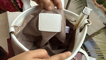 Coach City Mini Tote Bag-With Wallet & Charm Chain-Box Included-Master Plus Series.
