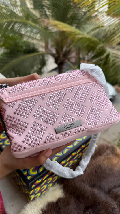 Kurt Geiger London Mini Crystal Kensington Bag-Master Series-With Box