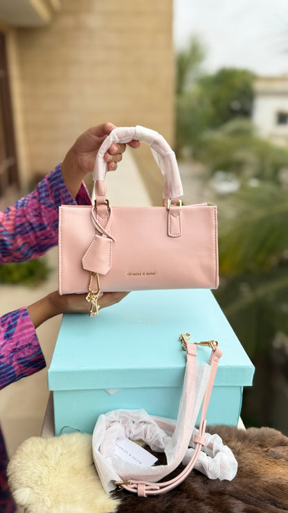 Charles & Keith Mini Kerry Top Handle Bag-Master Plus Series-With Box