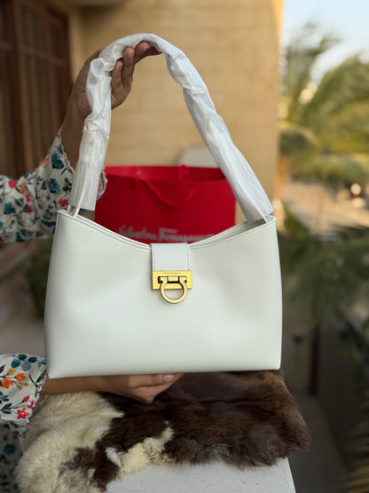 Salvatore Ferragamo Trifolio shoulder bag-Master Series-With Paper Bag-Same As Original