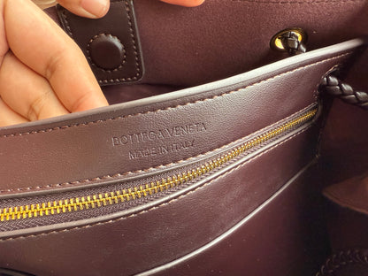 Bottega Venetta Andiamo Intrecciato-Dark Purple Master Series