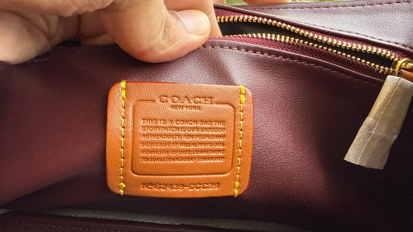 Coach Slouchy Rogue Top Handle bag-Master Plus Series.