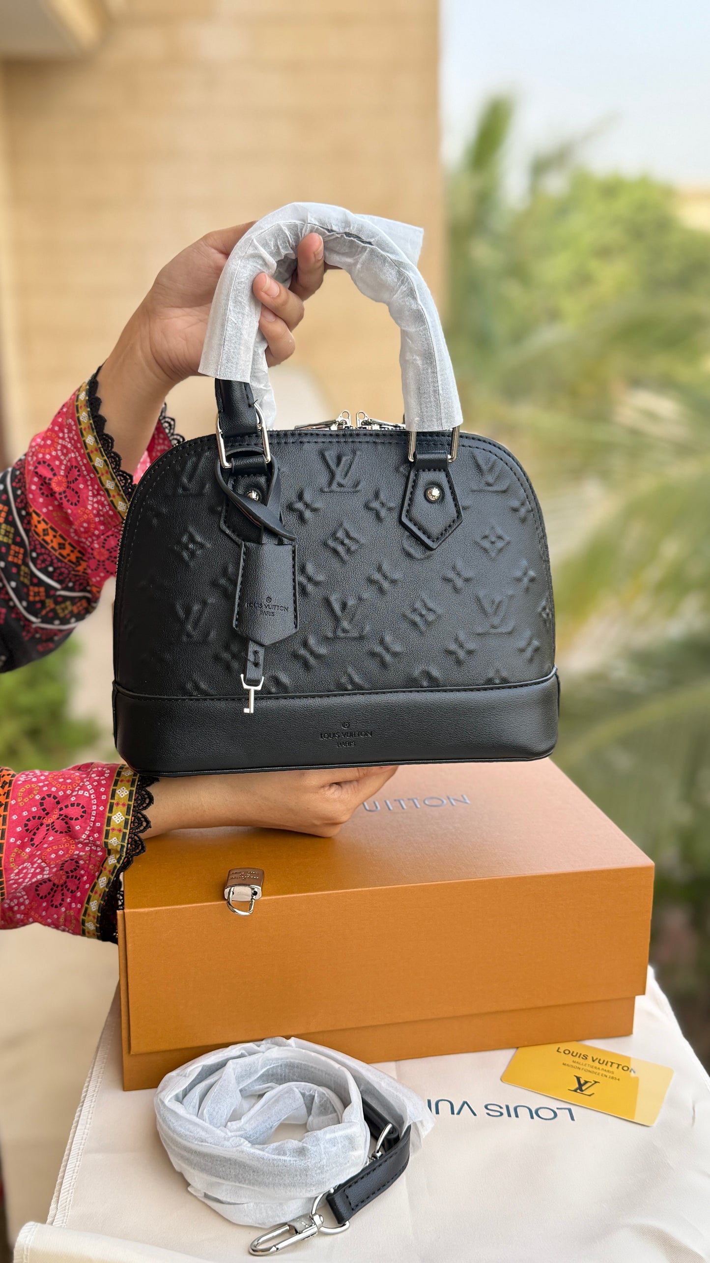 Louis Vuitton Neo Alma Top handle Bag-With Double folding box-Master Plus Series