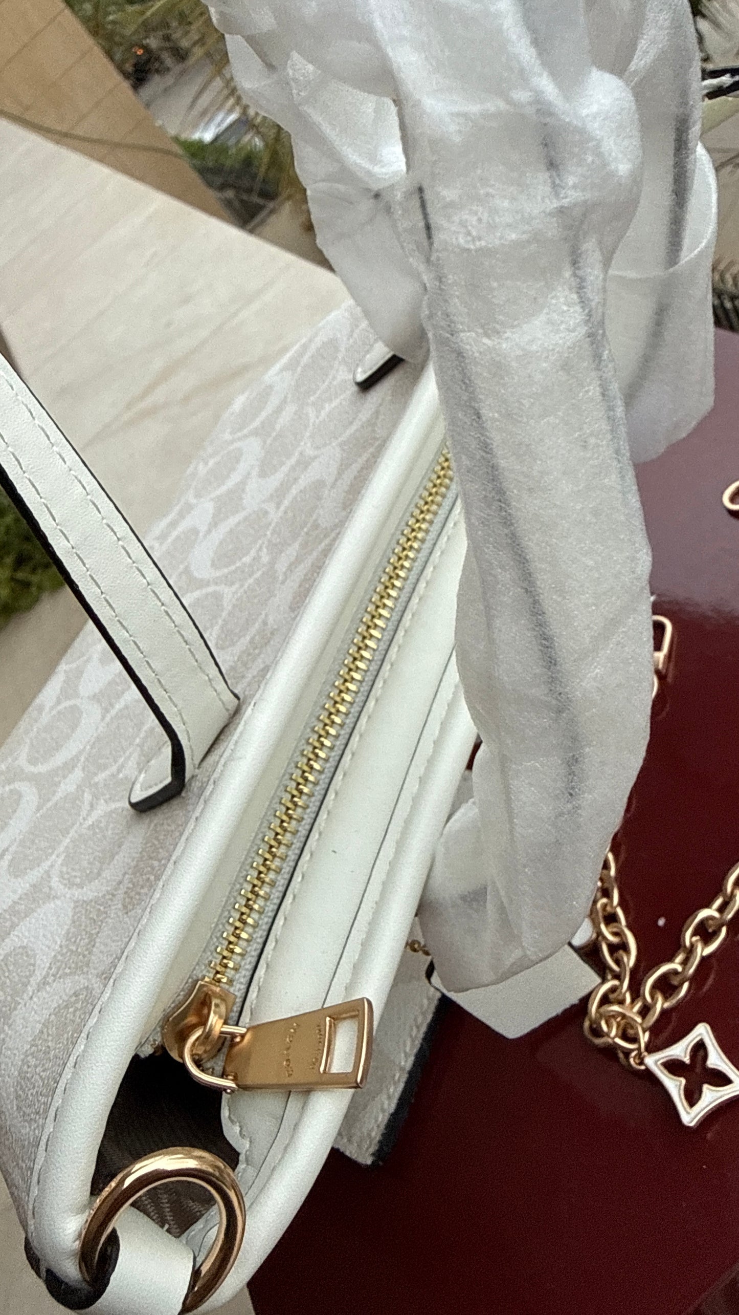 Coach City Mini Tote Bag-With Wallet & Charm Chain-Box Included-Master Plus Series.