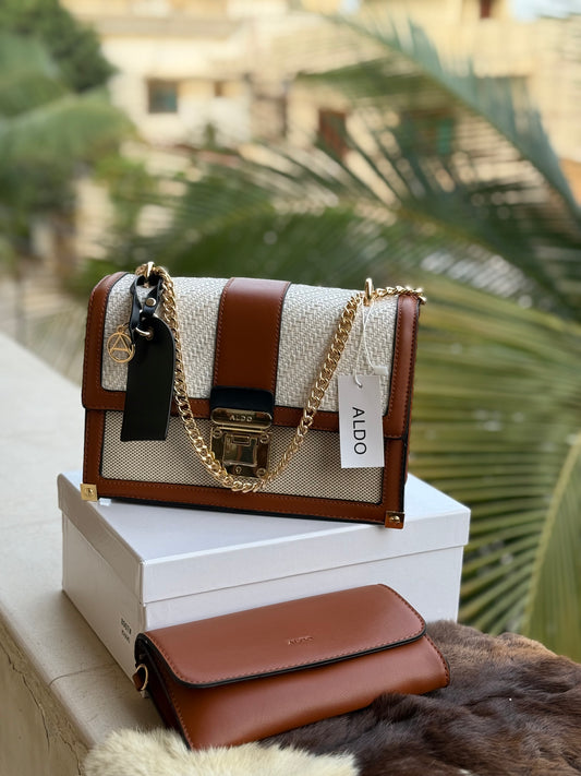 Aldo Alanderiel Crossbody with pouch and box