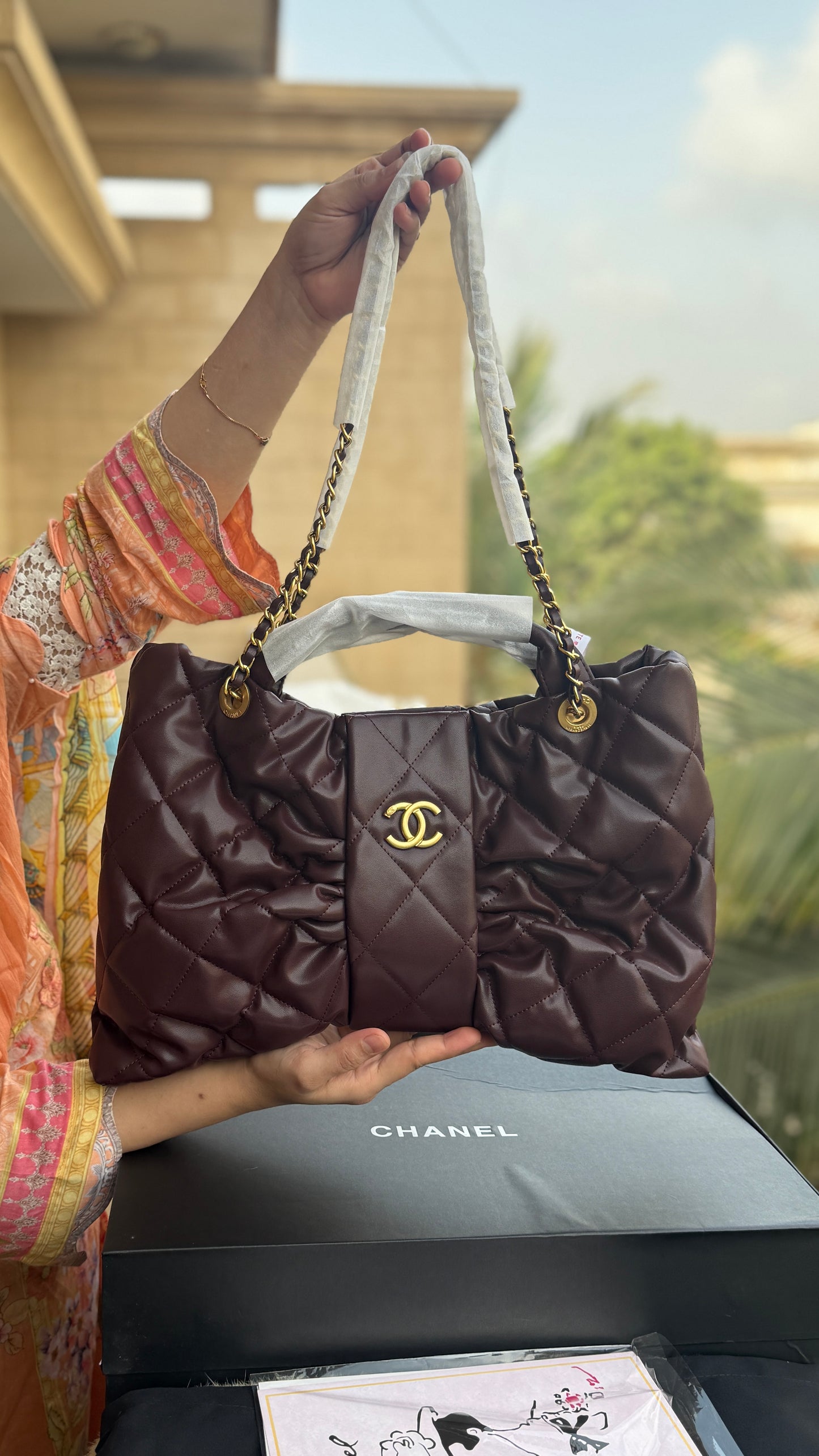 Chanel 25K Butterfly Bag-AAA-Box,Cards,Pictures etc