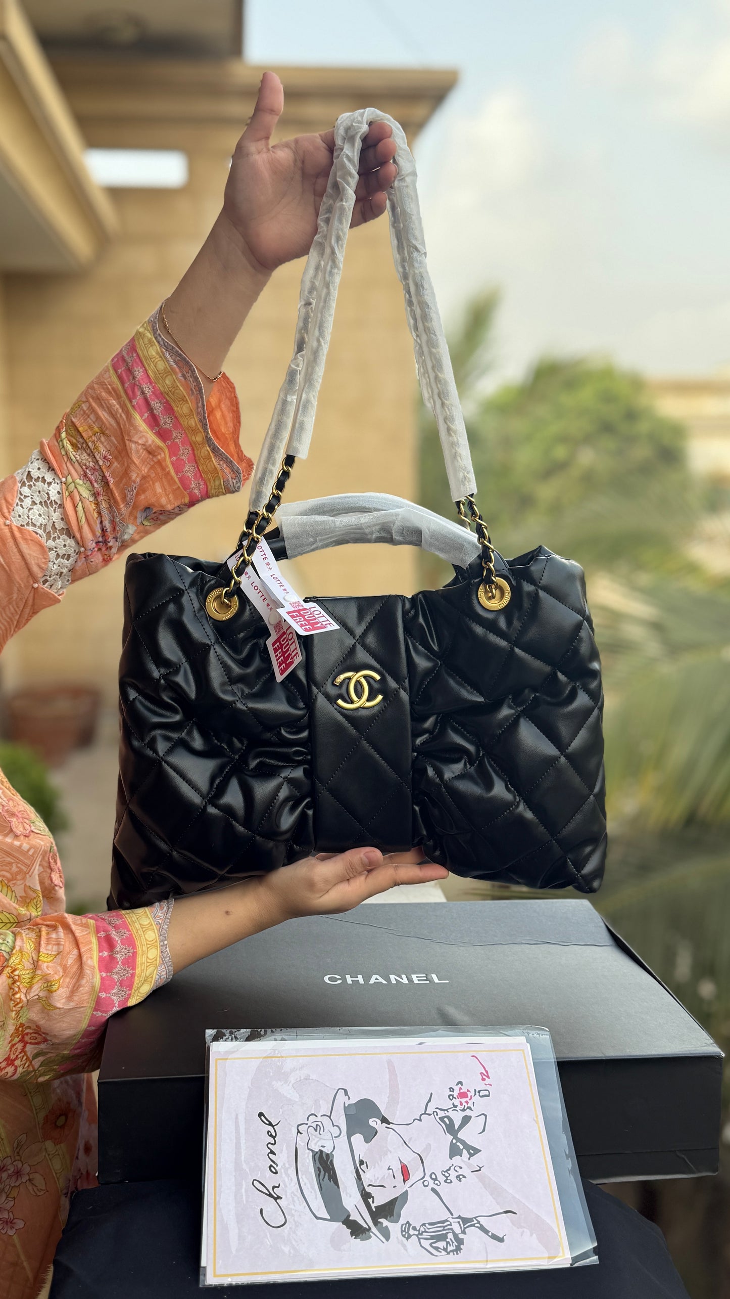 Chanel 25K Butterfly Bag-AAA-Box,Cards,Pictures etc