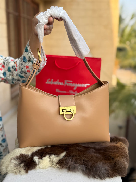 Salvatore Ferragamo Trifolio shoulder bag-Master Series-With Paper Bag-Same As Original