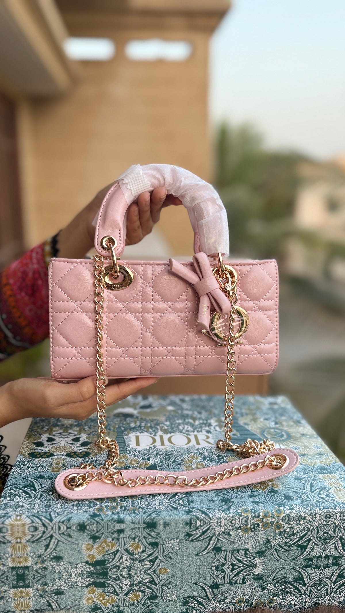 Lady D-Joy Bag-Bow Edition-AAA Series-Double Folding box
