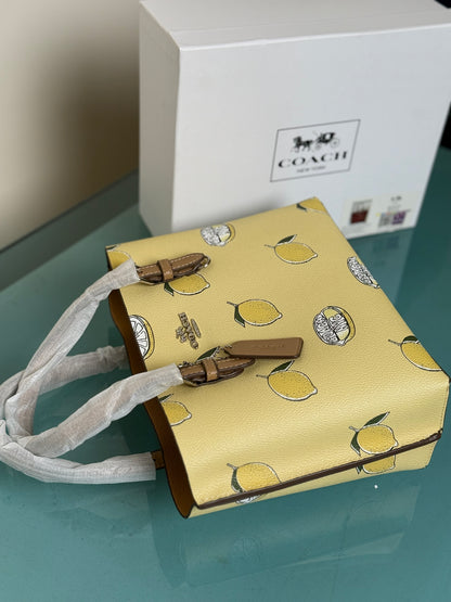 Coach Mollie 25 Tote Bag-Master Series With Box Packaging.