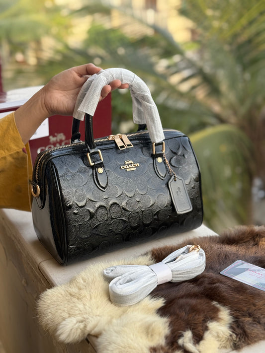 Coach Rowan Satchel With Box Master Series