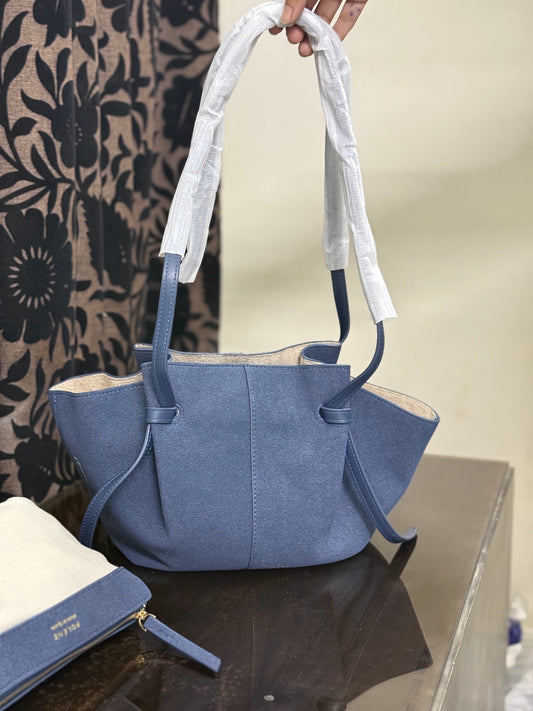 Polène Cyme Mini tote bag in suede-Master Series-Same as original.