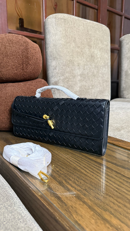 Bottega Venetta Andiamo Clutch.