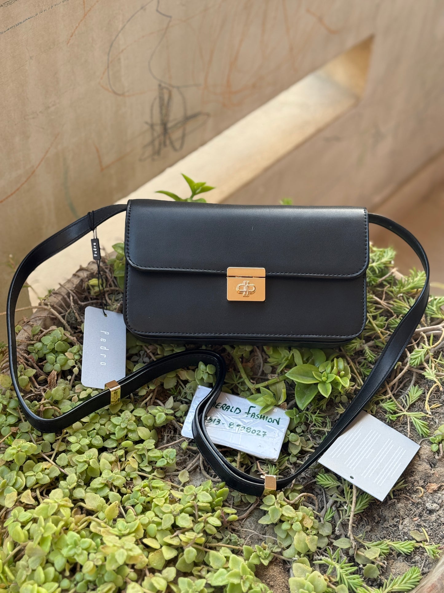 PEDRO Studio Shoulder Bag - Black Color-Master Series