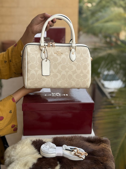 Coach Rowan Satchel With Box Master Series