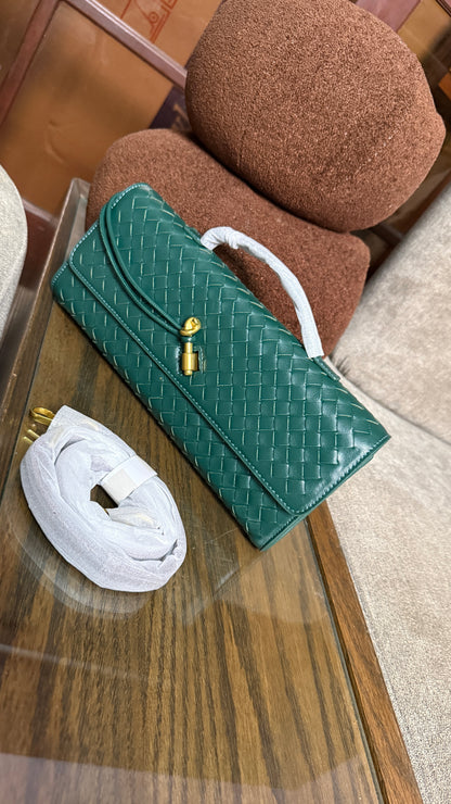 Bottega Venetta Andiamo Clutch.