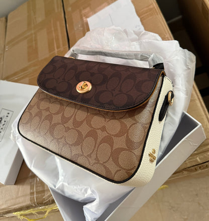 Coach Marlie Top Handle Satchel With Box.