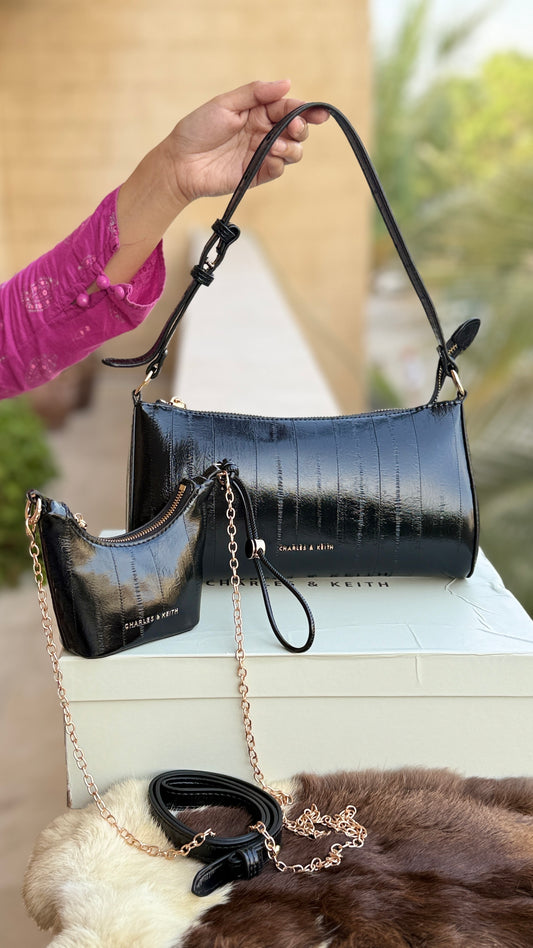 Charles & Keith Shoulder With Micro Bag-With box-Master Series