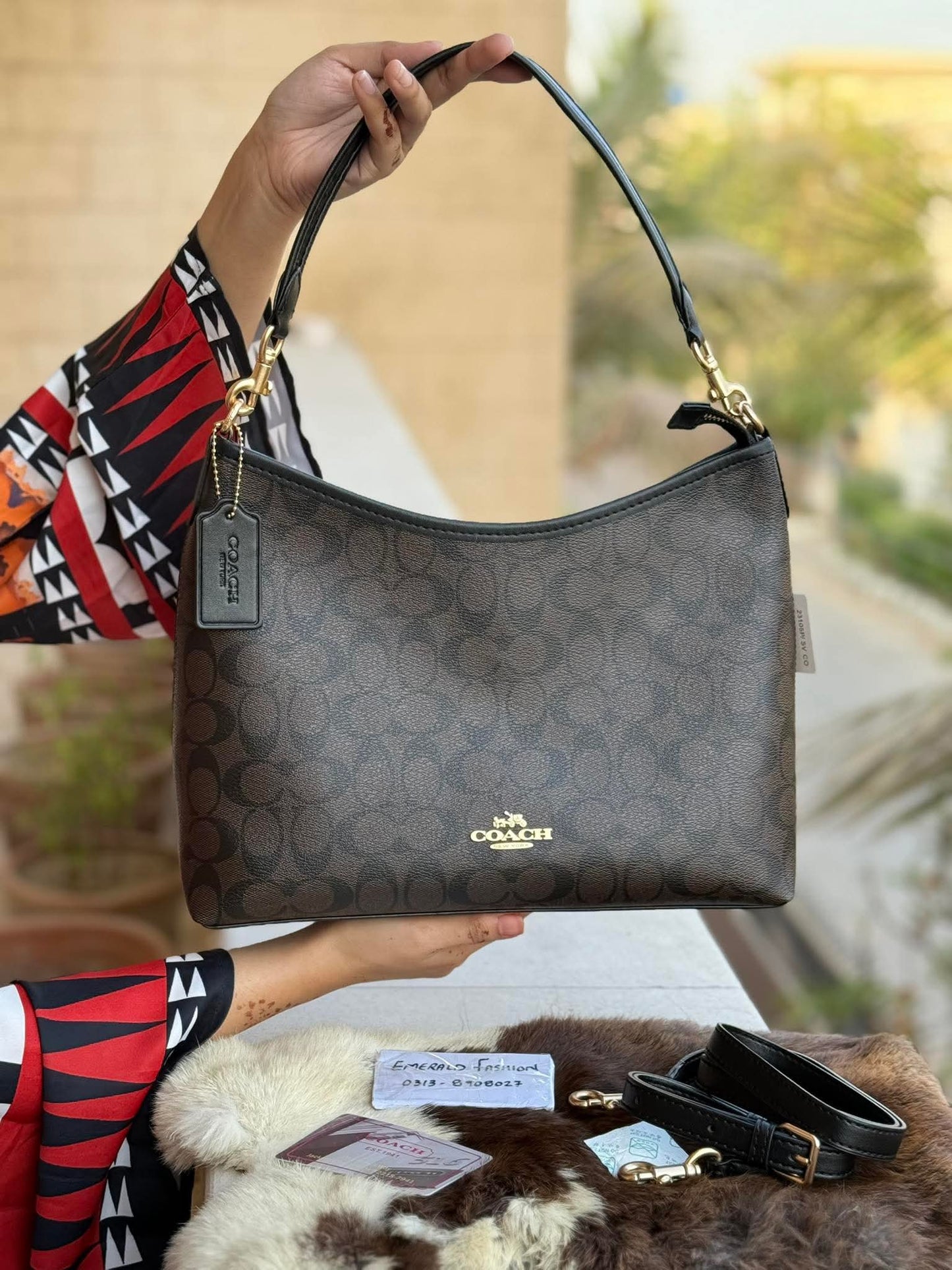 Coach Laurel Shoulder Bag Master Plus Series