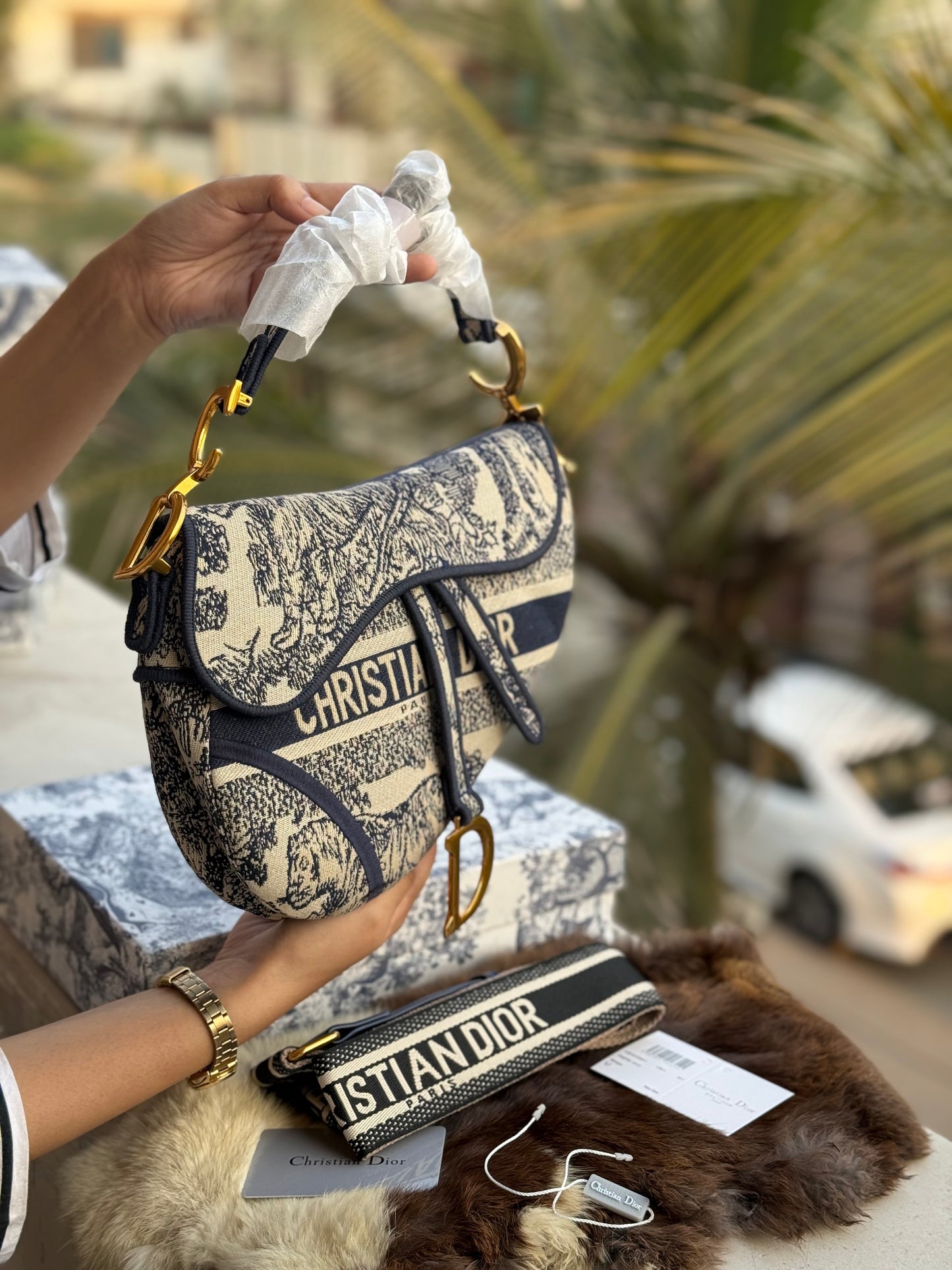 Christian Dior Saddle Bag-Master Plus Series-Box Packaging Include