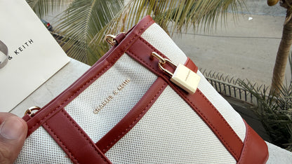 Charles & Keith Scottie Bucket Bag-Master Plus Series-With Paper Bag