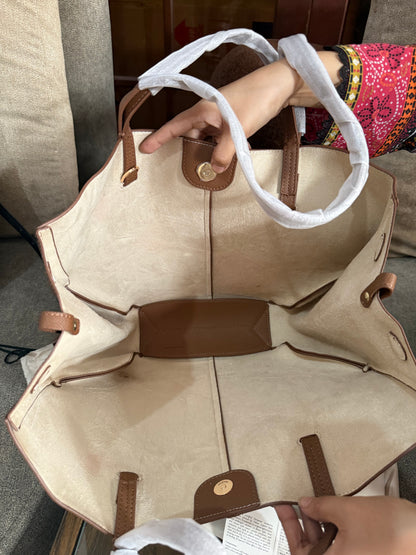 Pólene Cyme Textured edition tote Bag! AAA TOP QUALITY With Folding Box