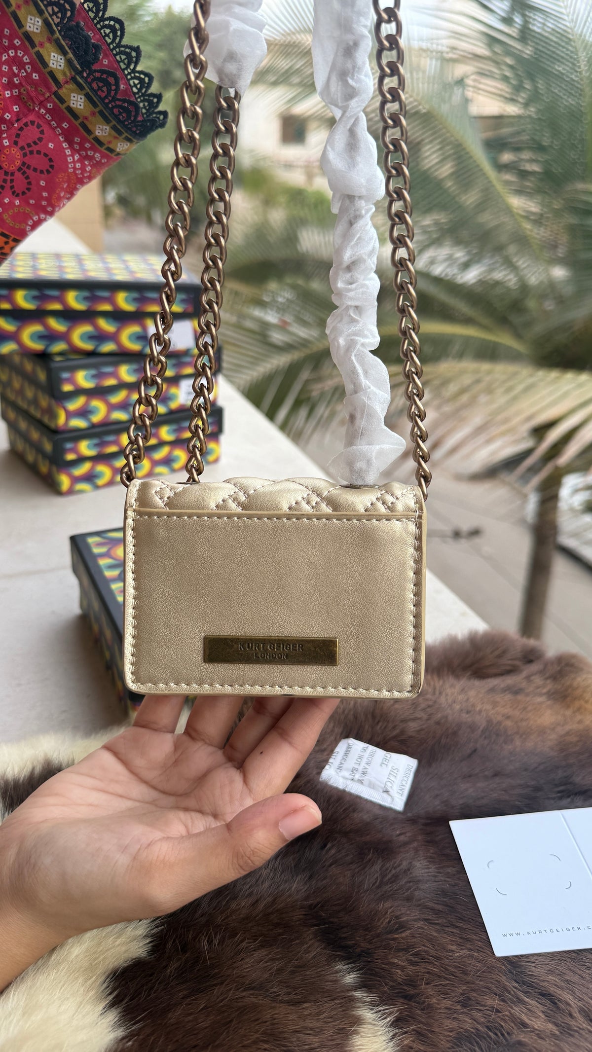 KURT GEIGER LONDON MICRO KENSINGTON BAG-Box Packaging