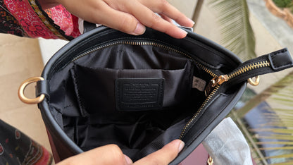 Coach City Mini Tote Bag-With Wallet & Charm Chain-Box Included-Master Plus Series.