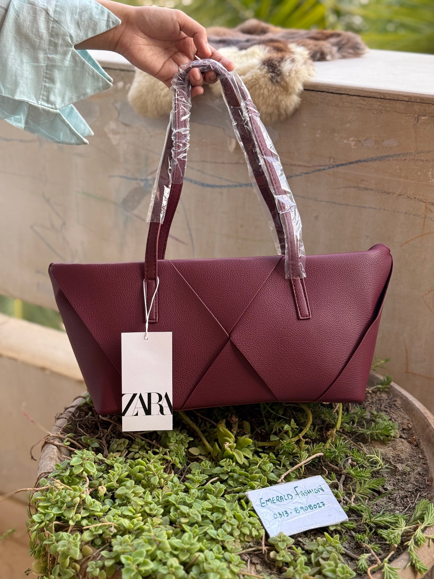 ZARA Woven Elongated Handbag-Master Series Exceptional Quality