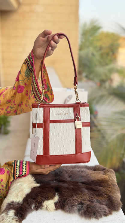 Charles & Keith Scottie Bucket Bag-Master Plus Series-With Paper Bag