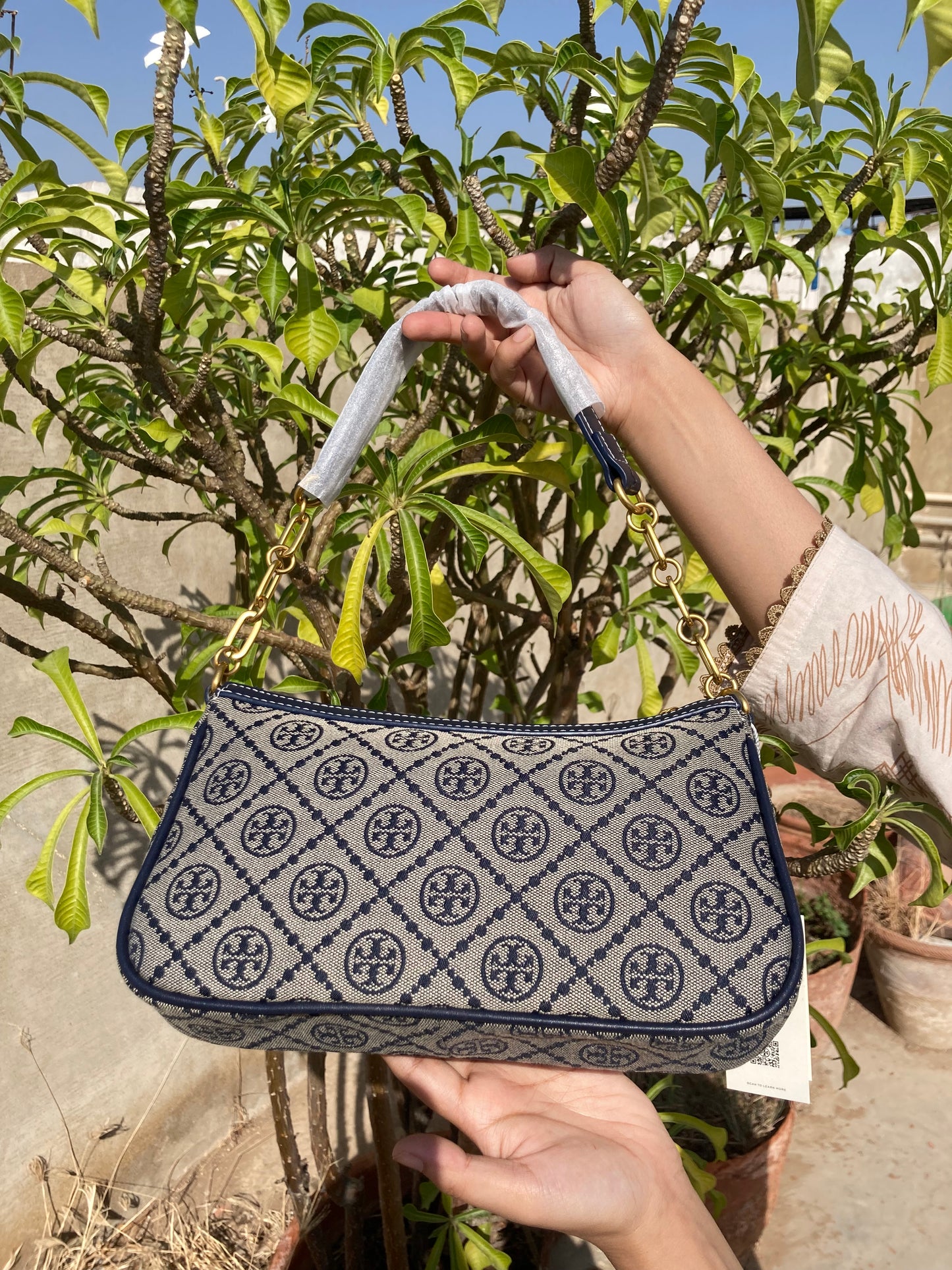 Tory Burch! T Monogram Studio bag. Master series