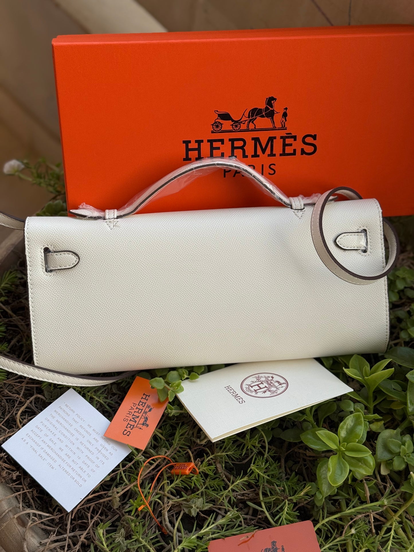 Hermes Kelly Cut Clutch-Box included-Master Series